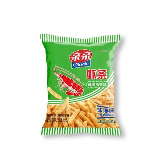 亲亲 60g虾条膨化休闲经典小零食大包装多口味组合香辣烧烤原味夜宵60g*6袋