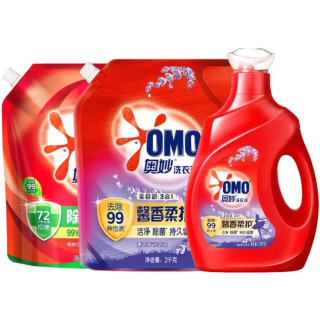 奥妙 全自动三合一薰衣草洗衣液 1.9kg瓶+2kg袋+除菌2kg袋