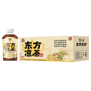 轻上 东方凉茶金银花菊花清润畅饮0脂草本植物凉茶饮料400ml*10瓶