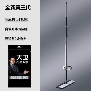 大卫 拖把2026新款家用懒人一拖免手洗平板拖地神器拖布干湿两用净