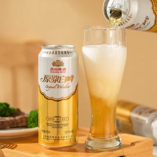 燕京原浆白啤12度德式原浆白啤500ml*12听