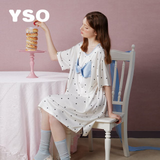 果壳 YSO 礼物系列 卡通印花宽松短袖可外穿家居服