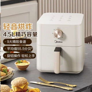 美的 空气炸锅 4.5L 白色