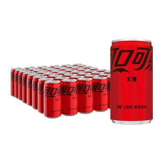 88VIP：可口可乐 无糖汽水 200ml*24罐*2箱
