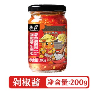 德庄 剁椒酱 200g 瓶装