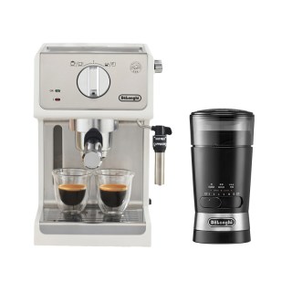 De'Longhi ECP35.31 半自动咖啡机 家用 办公室 咖啡机+磨豆机