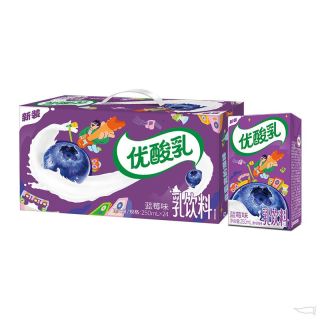 百亿补贴：伊利 优酸乳 蓝莓味 250ml*24盒