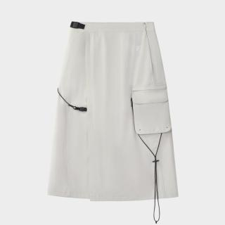 FILA 女装FUSION系列工装户外半截裙女士时尚梭织裙