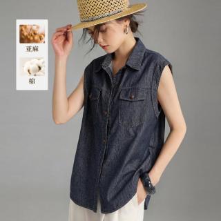 CANTO MOTTO 26夏老钱风通勤翻领小飞袖设计感女式衬衫