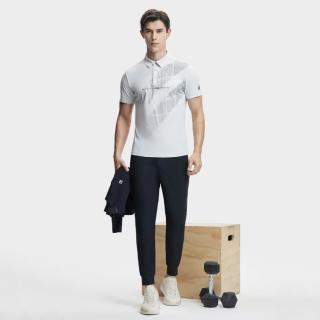 FILA 男装运动裤男士基础简约百搭舒适柔软健身松紧收口针织长裤