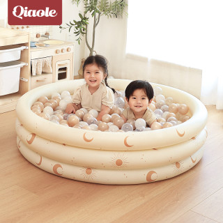 巧乐熊 儿童室内池 婴儿乐园宝宝波波池 充气海洋球 家用玩具池 泡泡池
