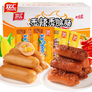 双汇 火腿肠即食香辣香脆馋玉米热狗肠香肠烤肠小吃零食休闲食品