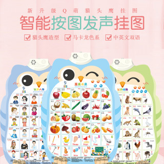 乐乐鱼 拼音挂图有声早教发生识字字母表宝宝启蒙儿童点读玩具学说话神器