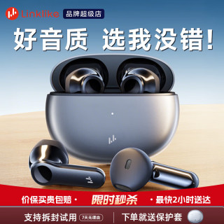 Linklike 超长续航 蓝牙耳机  有线充电 星空灰 Type-C