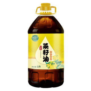 白荡里 非转基因浓香菜籽油 5L 压榨菜油