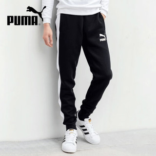 PUMA 532939-01 T7系列透气束脚 黑色 M 运动裤