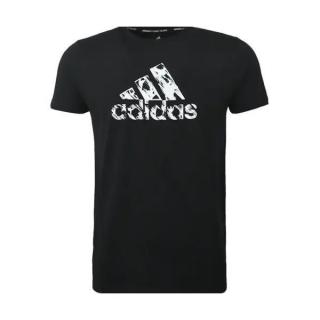 adidas 男子透气舒适圆领休闲运动短袖T恤 2XL码