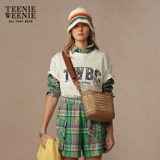 TEENIE WEENIE 小熊女装T恤夏季简约时尚潮流休闲宽松