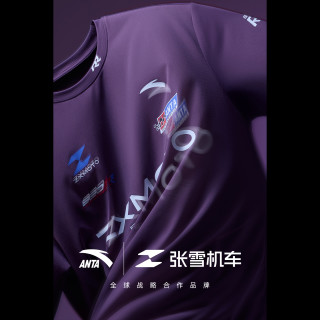 安踏 x张雪机车联名 男款短袖T恤