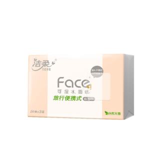 洁柔 粉Face系列 抽纸 3层*24抽*10包(203*200mm) 自然无香