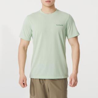 Timberland 男装夏季圆领短袖上衣休闲时尚舒适户外日常跑步健身训练运动T恤
