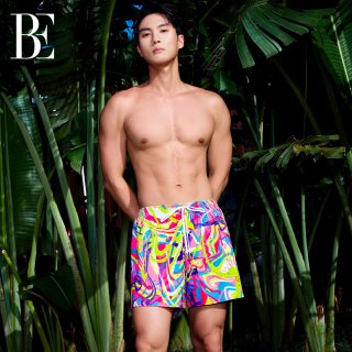 范德安 BE范德安男士系列2026新品男款沙滩裤平角亲肤透气快干度假泳裤