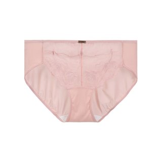 安莉芳 专柜新品蕾丝花边中腰三角裤女士薄款透气包臀内裤E200839
