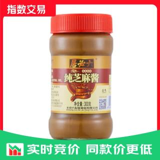 六必居 纯芝麻酱 300g 瓶装