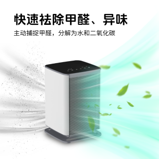 家用静电空气净化器滤网毛发可水洗无耗材等离子除甲醛异味消毒器
