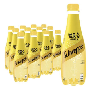 88VIP：可口可乐 怡泉含汽饮料苏打水气泡水+C整箱碳酸饮料 400ml*12