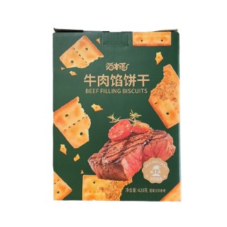 移动端：猫村长 牛肉馅饼干 420g/箱（32小包）