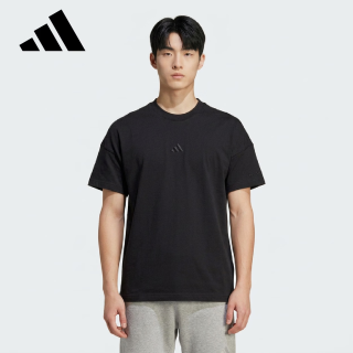 adidas 男子运动型格系列 M A SZN T 短袖T恤 IY4150 黑色 L