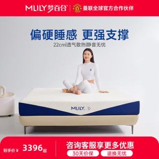 MLILY 床垫快充独袋弹簧记忆棉护脊床垫 家用双人席梦思