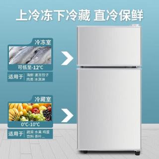 志高 双门冰箱 一级能效 76L 加厚