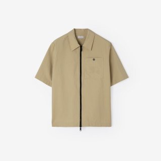 BURBERRY 男士尼龙拉链衬衫夹克 6110596449632