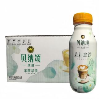 百亿补贴：康师傅 贝纳颂丝滑茉莉拿铁 300ml*15瓶 整箱即饮咖啡