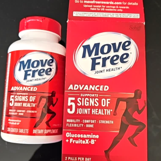 益节 MoveFree益节 氨糖软骨素维骨力红瓶 大瓶200粒