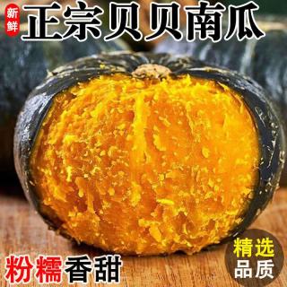 春福乐 正宗贝贝南瓜板栗南瓜香甜粉糯老瓜蔬菜 5斤 S+精品装净重4斤