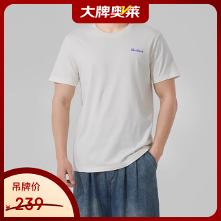 斯凯奇 中性夏季舒适运动短袖T恤FHL223U043 FHL223U043-0074 L