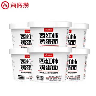 海底捞 西红柿鸡蛋面 方便面 152g*6盒