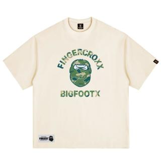I.T FINGERCROXX26夏季新款休闲T恤男印花短袖重磅短袖