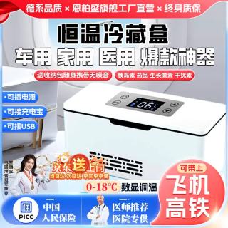 恩柏盛 胰岛素冷藏盒 爆款-基础插电按键智能数显款-车家医用 2L 可带上