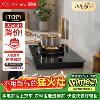 星焰电火电焰灶3000W大功率等离子以纯电生明真火灶 家用户外商两用 电火灶（无需燃气 节能环保）