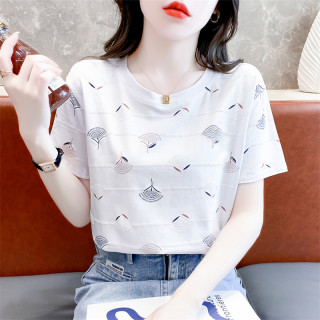 减龄短袖t恤女白色半袖体恤夏装2025年新款韩版宽松女士夏季上衣