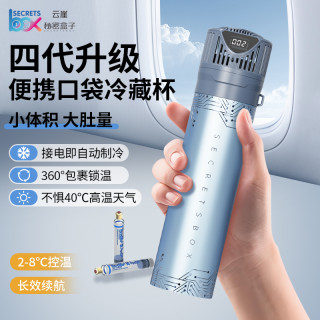 秘密盒子 胰岛素冷藏盒 车载迷你小冰箱 智能便携充电式