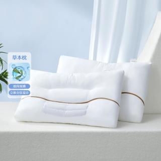 水星家纺 草本枕决明子枕护颈椎助睡眠枕青少年枕芯成人单对只枕头 臻眠决明子茶香枕