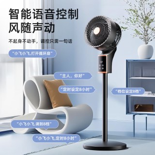 NOCCLILI 风扇电风扇落地扇超静音卧室宿舍家用2026新款制冷空气循环扇一级