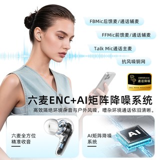 漫步者 FitBuds Turbo 主动降噪 真无线蓝牙耳机