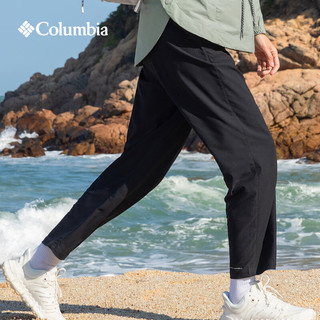 Columbia AR5247 UPF50防晒拒水 黑色 XL 女子徒步休闲裤