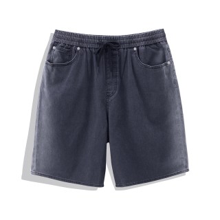 太平鸟 直筒牛仔短裤B1HBE2C05